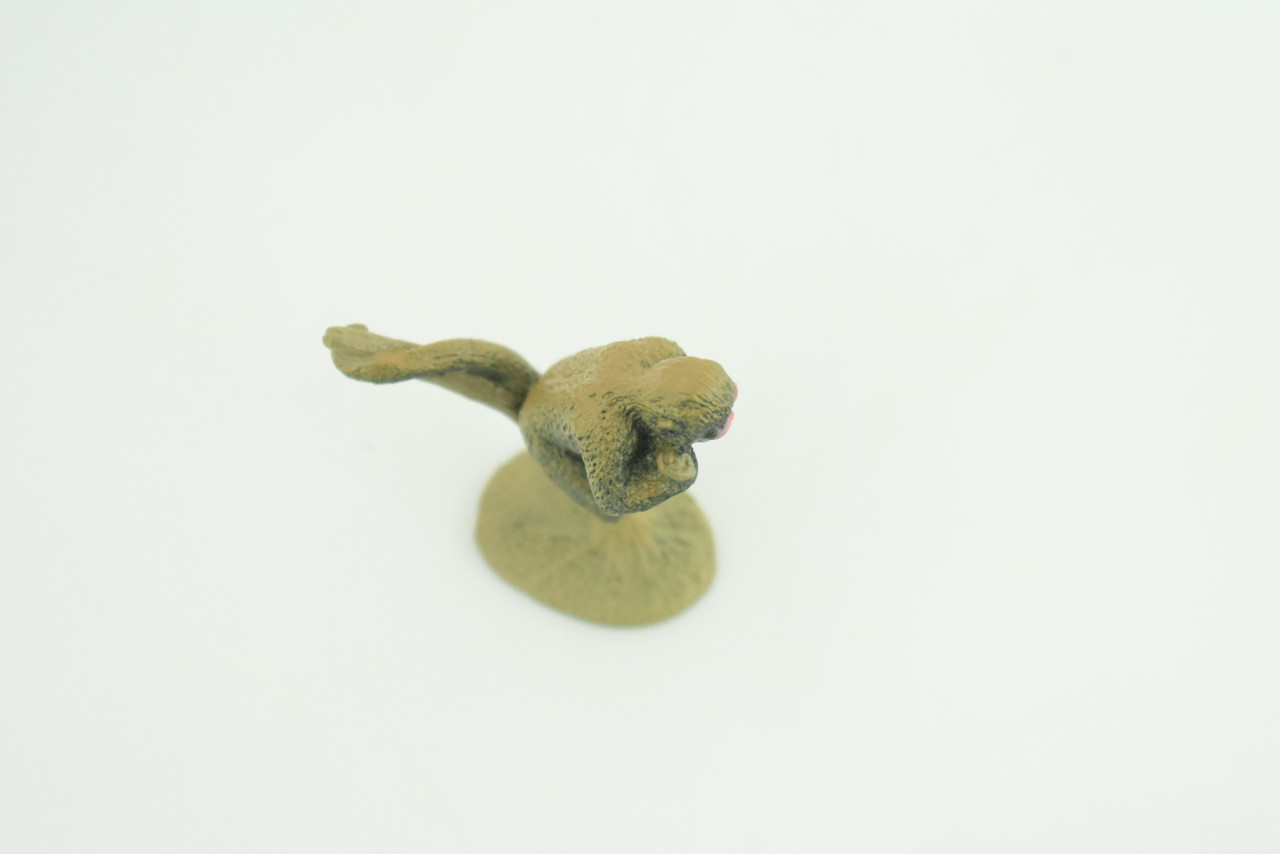 Rhesus Monkey, Rhesus Macaques, Rubber Primate, Animal, Educational, Realistic Figure, Lifelike, Model, Toys, Gift,    2 inches tall.     F1780 B122