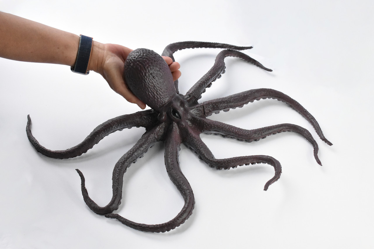 large rubber octopus toy