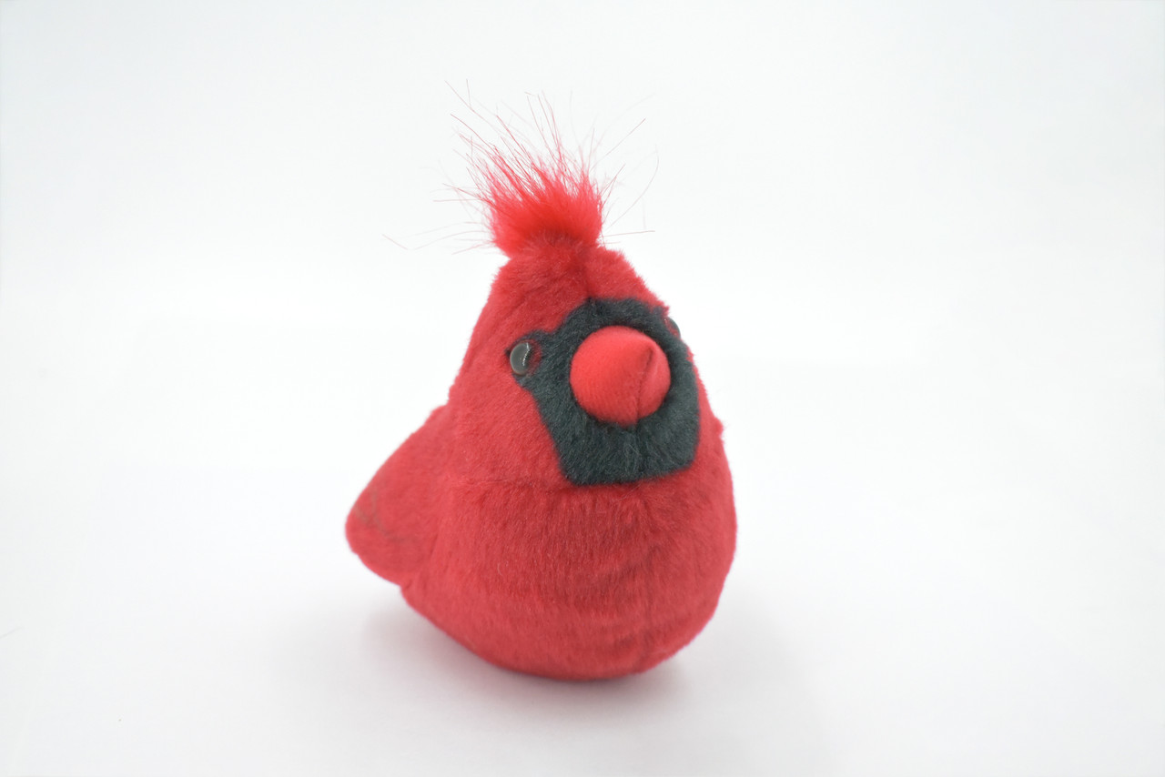 Cardinal, Bird, Northen, Cardinal-grosbeaks, Realistic, Lifelike, Stuffed, Bird, Soft, Toy, Educational, Animal, Kids, Gift, Very Nice, Plush Animal,        6 1/2"     F1883 B326