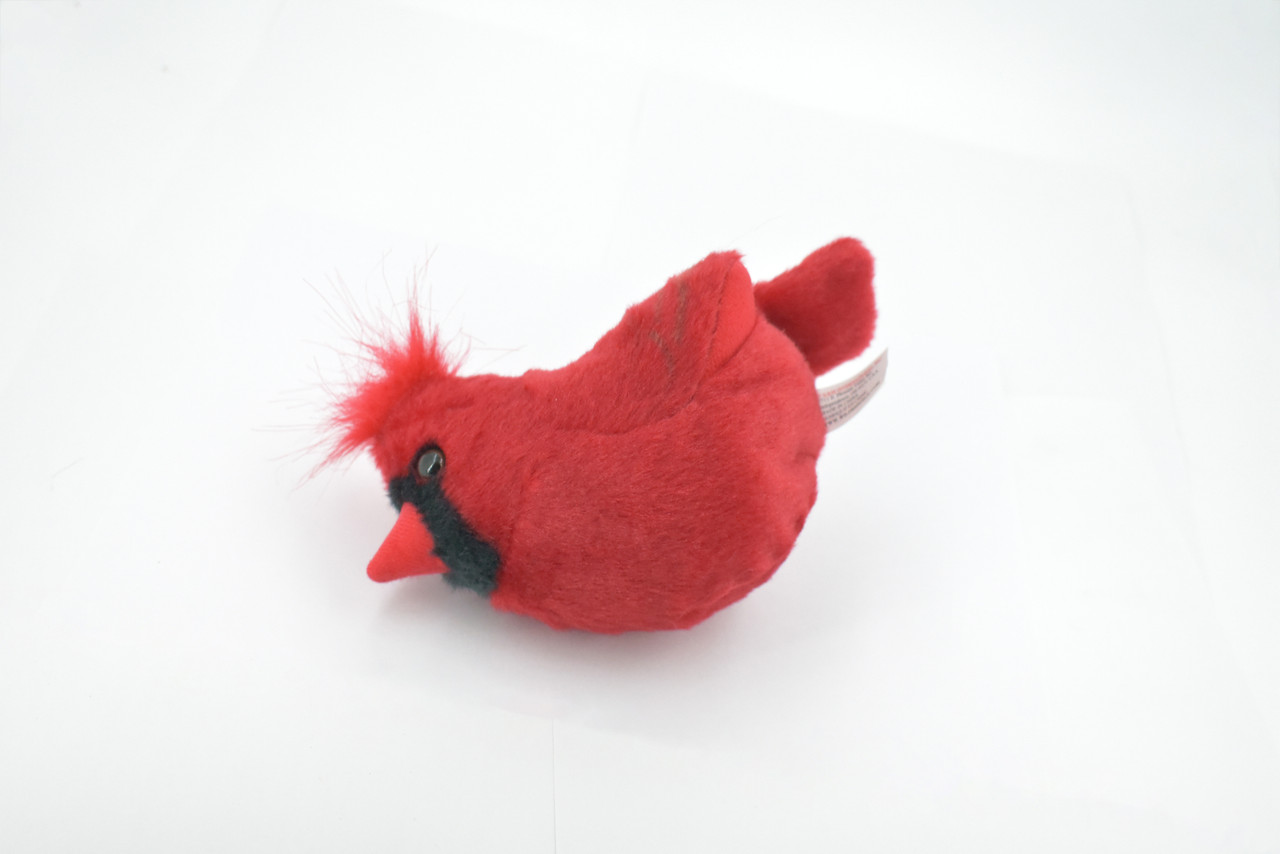 Cardinal, Bird, Northen, Cardinal-grosbeaks, Realistic, Lifelike, Stuffed, Bird, Soft, Toy, Educational, Animal, Kids, Gift, Very Nice, Plush Animal,        6 1/2"     F1883 B326