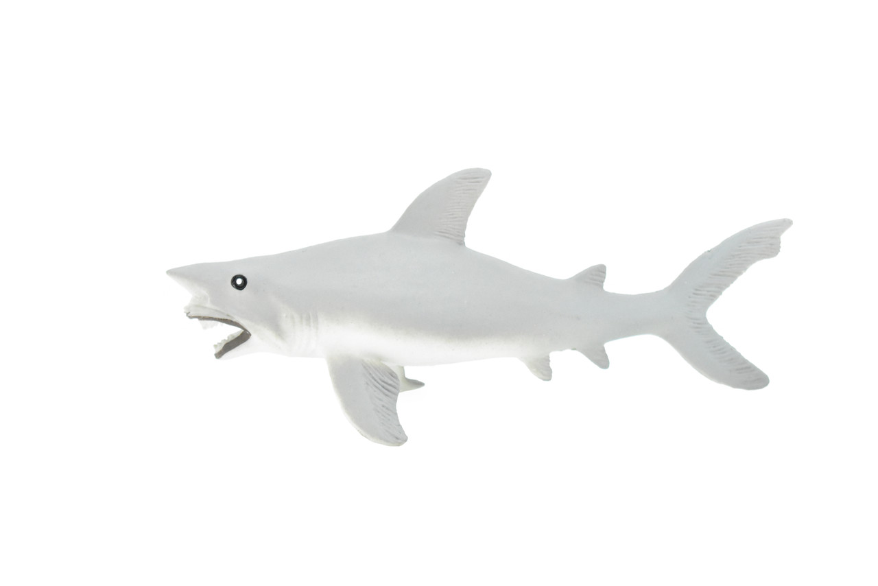 Great White Shark, Very Nice Hollow Rubber Replica     6"   -   F1899 B20