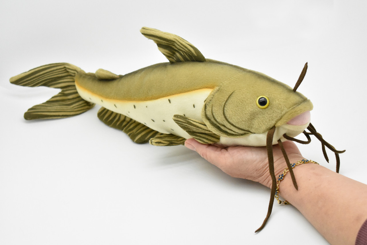 Channel Catfish, Fish, Very Nice Plush Fish, Stuffed Animal, Educational, Toy, Kids, Realistic Figure, Gift,       17"