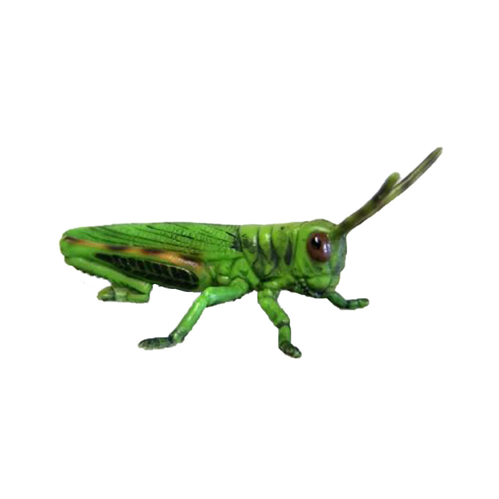 Grasshopper plastic 3 1/4 inches long - F2055 B174 - Collectible