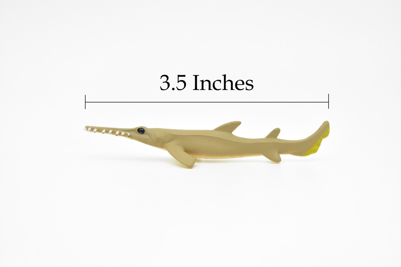 Sawshark, Sawtooth Shark, Sawfish, Realistic Toy Model Plastic Replica, Kids Educational Gift   3.75"   F231 B76