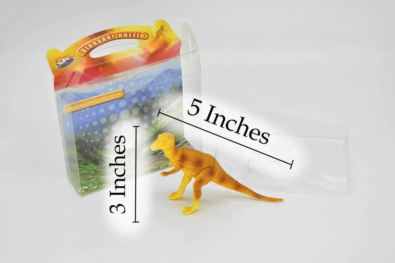 Pachycephalosaurus Dinosaur 3D Puzzle 4 1/2 long - F3032 B333