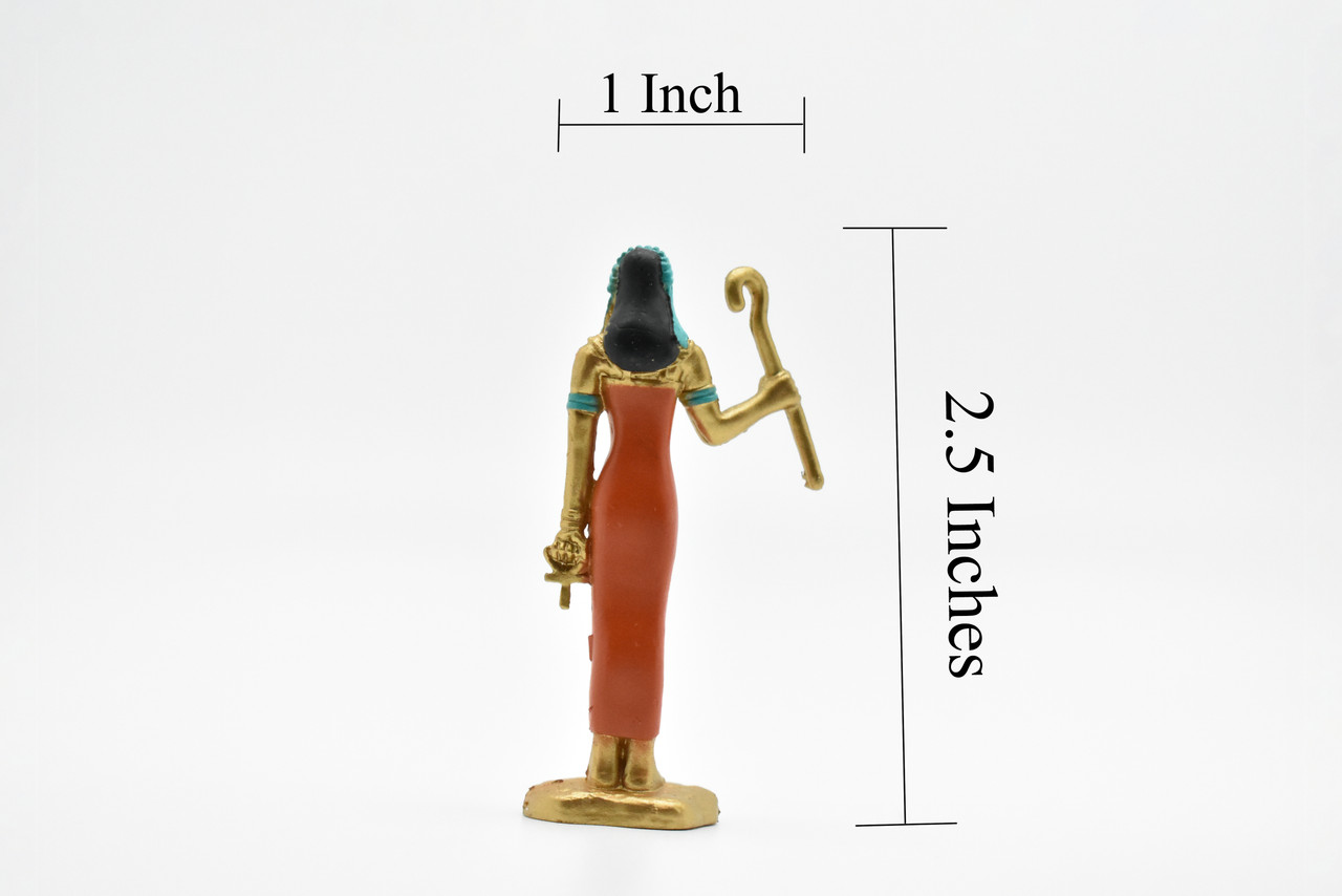 Isis, Ancient Egyptian God, Hand Painted  Reproduction   2"    F3109 B211