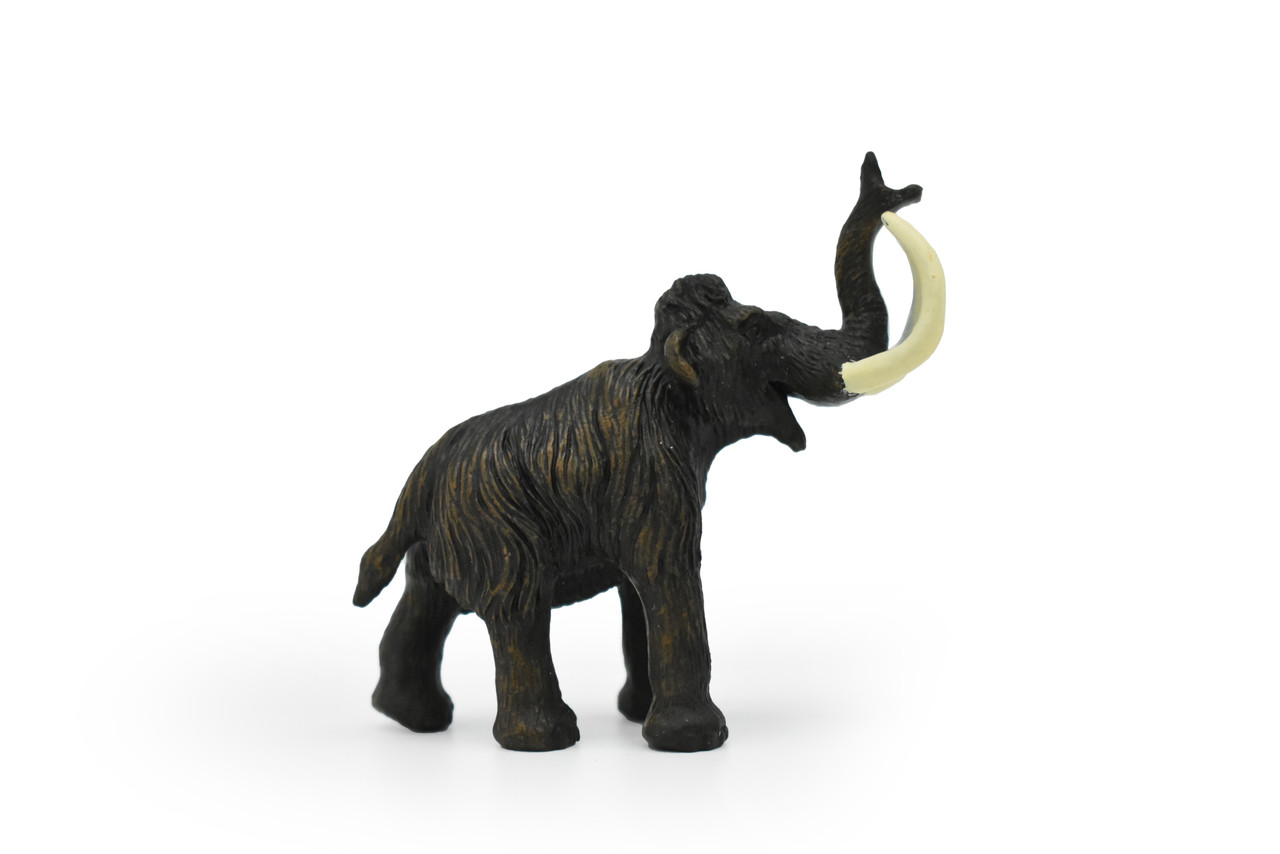 Woolly Mammoth, Ice Age Mammal, Realistic Plastic Toy Model 2 1/2"    F3132 B224