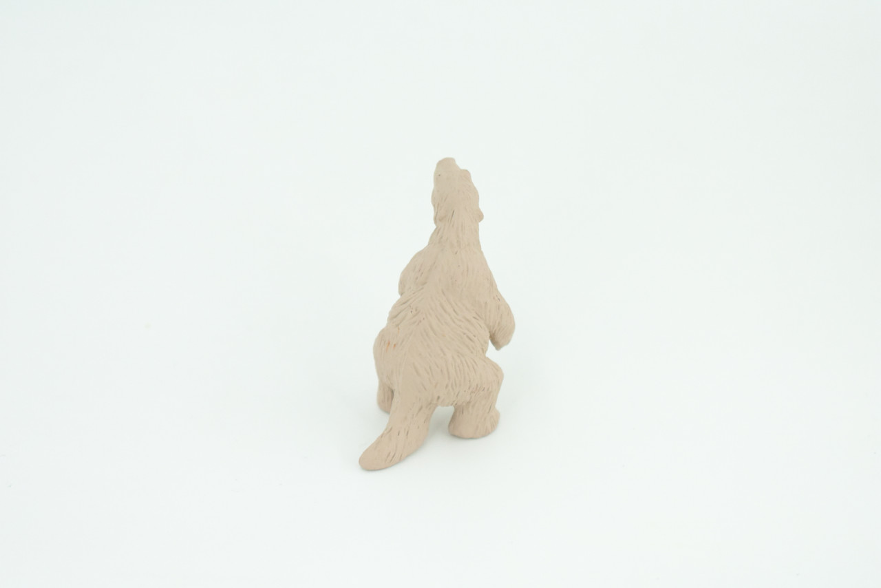 Megatherium, Giant Ground Sloth, Educational, Realistic Animal, Hand Painted, Diorama Figure, Lifelike Rubber Model, Gift,   2 Inches.   F3140 B224