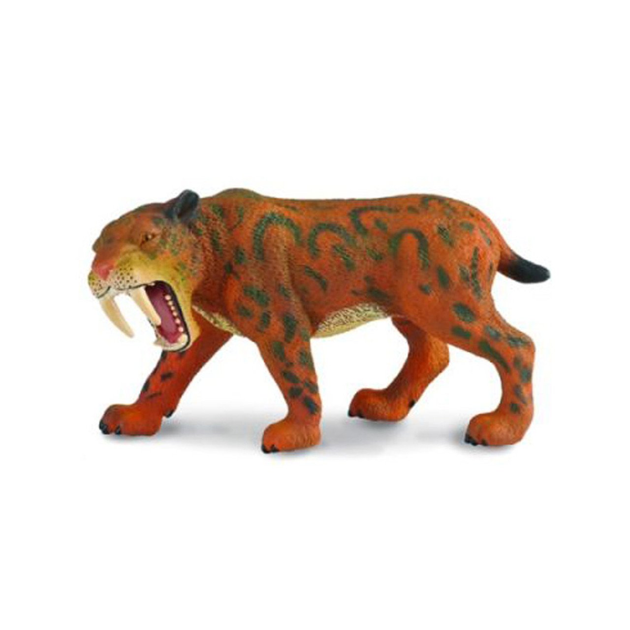 Smilodon Saber-toothed Cat Plastic Replica 4 1/2 inches long