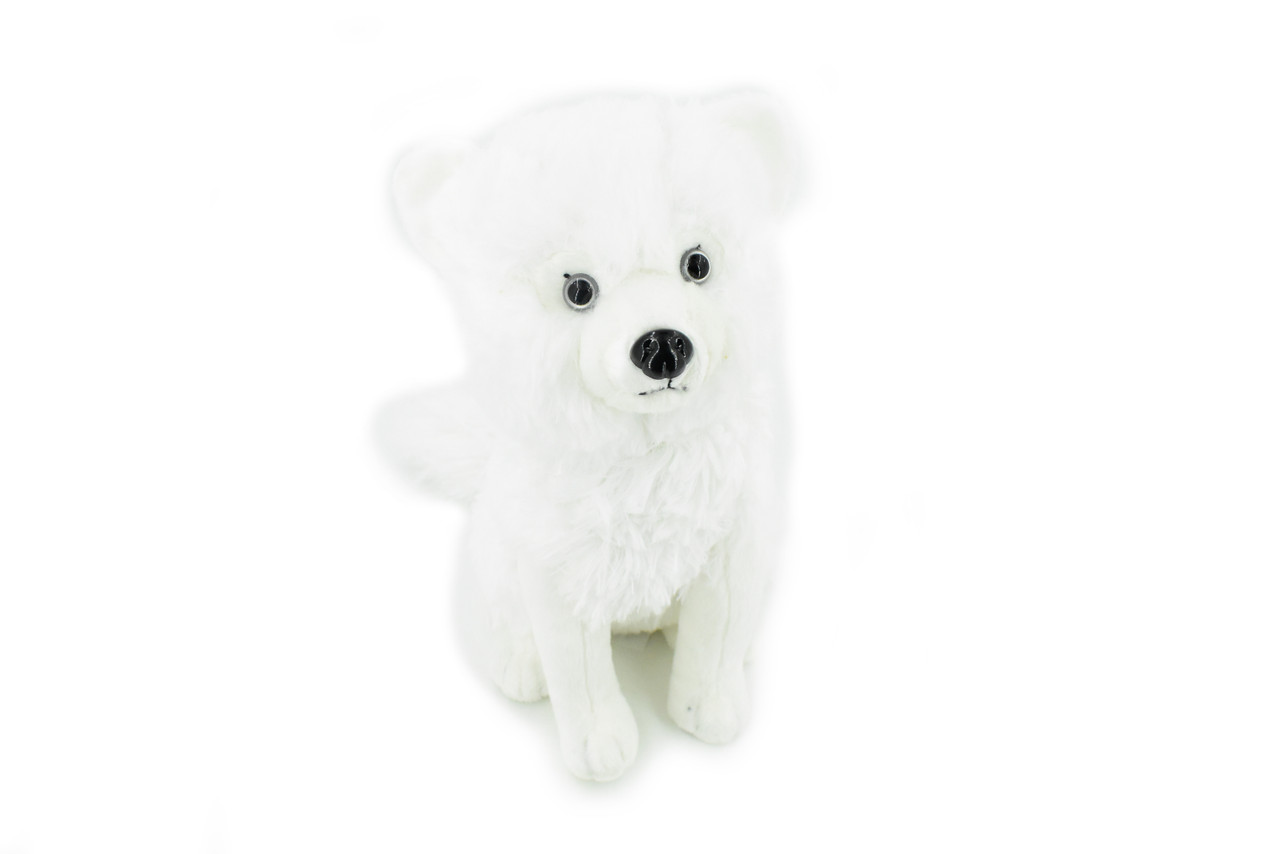 Fox, Artic, White, Stuffed Animal, Educational, Plush Realistic Figure, Lifelike Model, Replica, Gift,      12"    F3275 B398