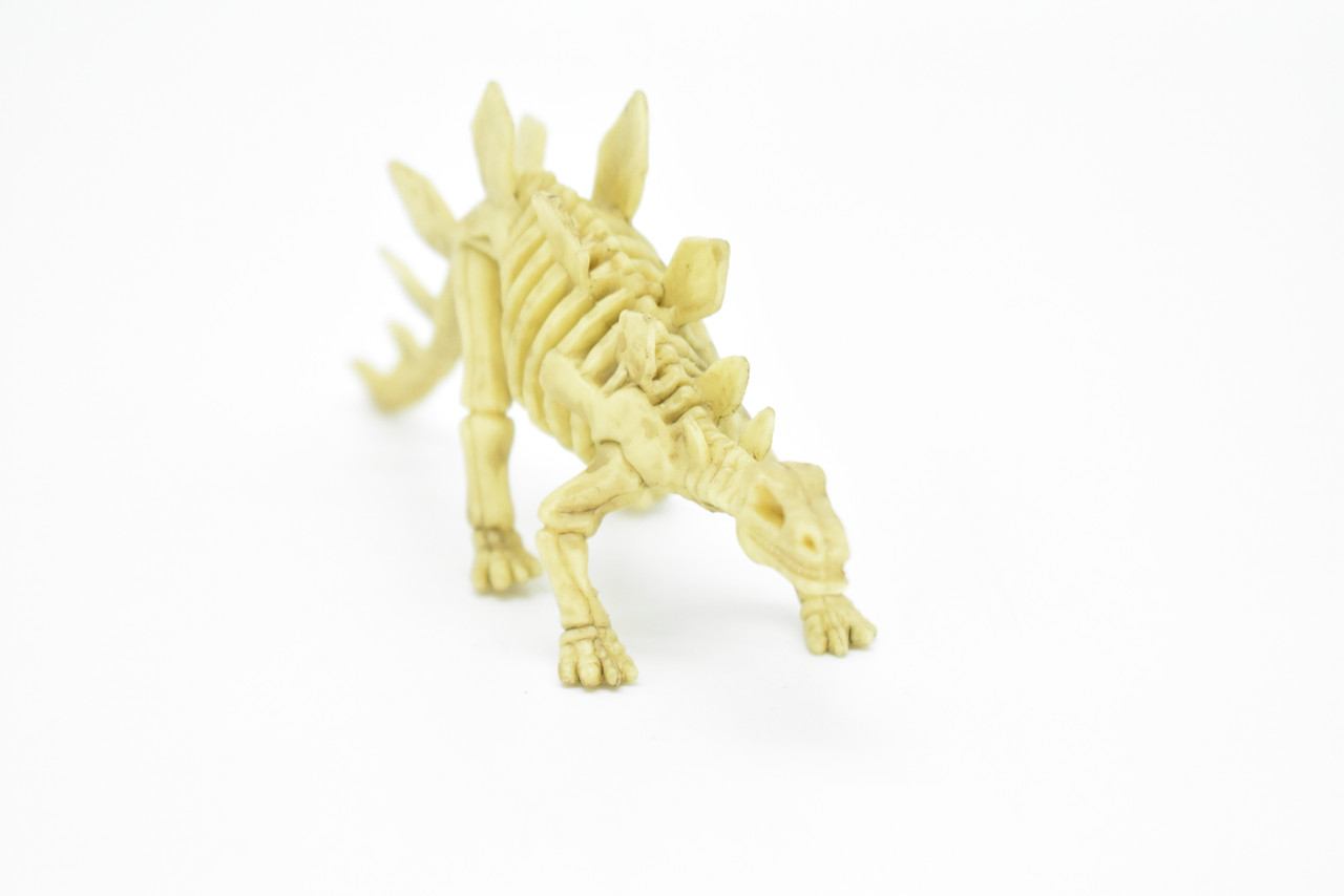 Stegosaurus Dinosaur, Skeleton, Very Nice Plastic Replica    6"    -     F3284 B61