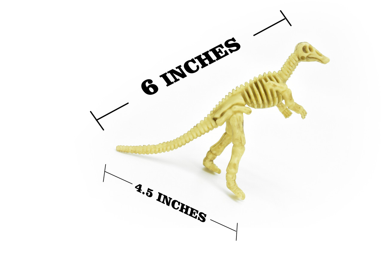 Hadrosaurus Dinosaur, Skeleton, Very Nice Plastic Replica    6"   -   F3290 B66