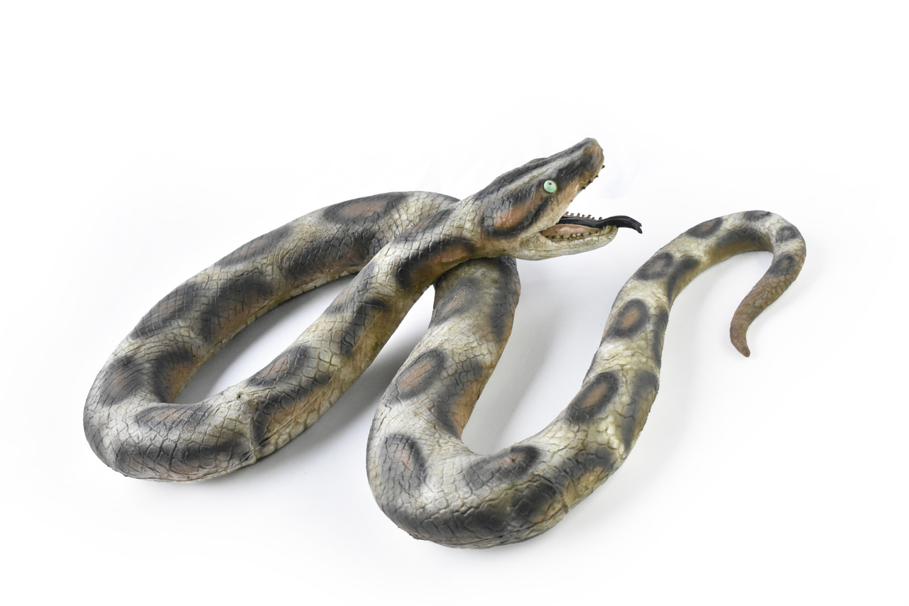 Snake, Giant Anaconda foam-filled latex rubber snake 87 inches long, 4