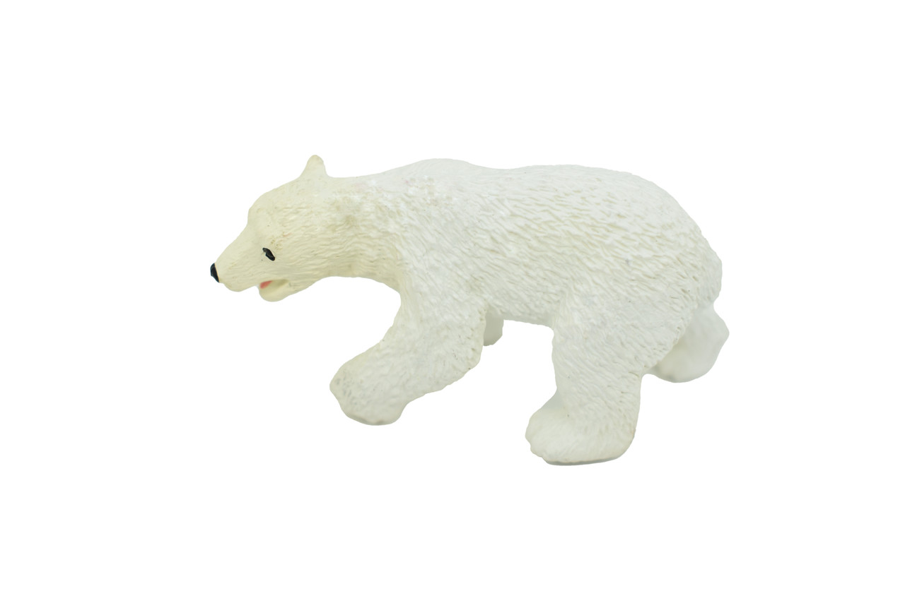 Polar Bear Small Very Nice Plastic Replica 2 1/4 inches long - F3499 B67