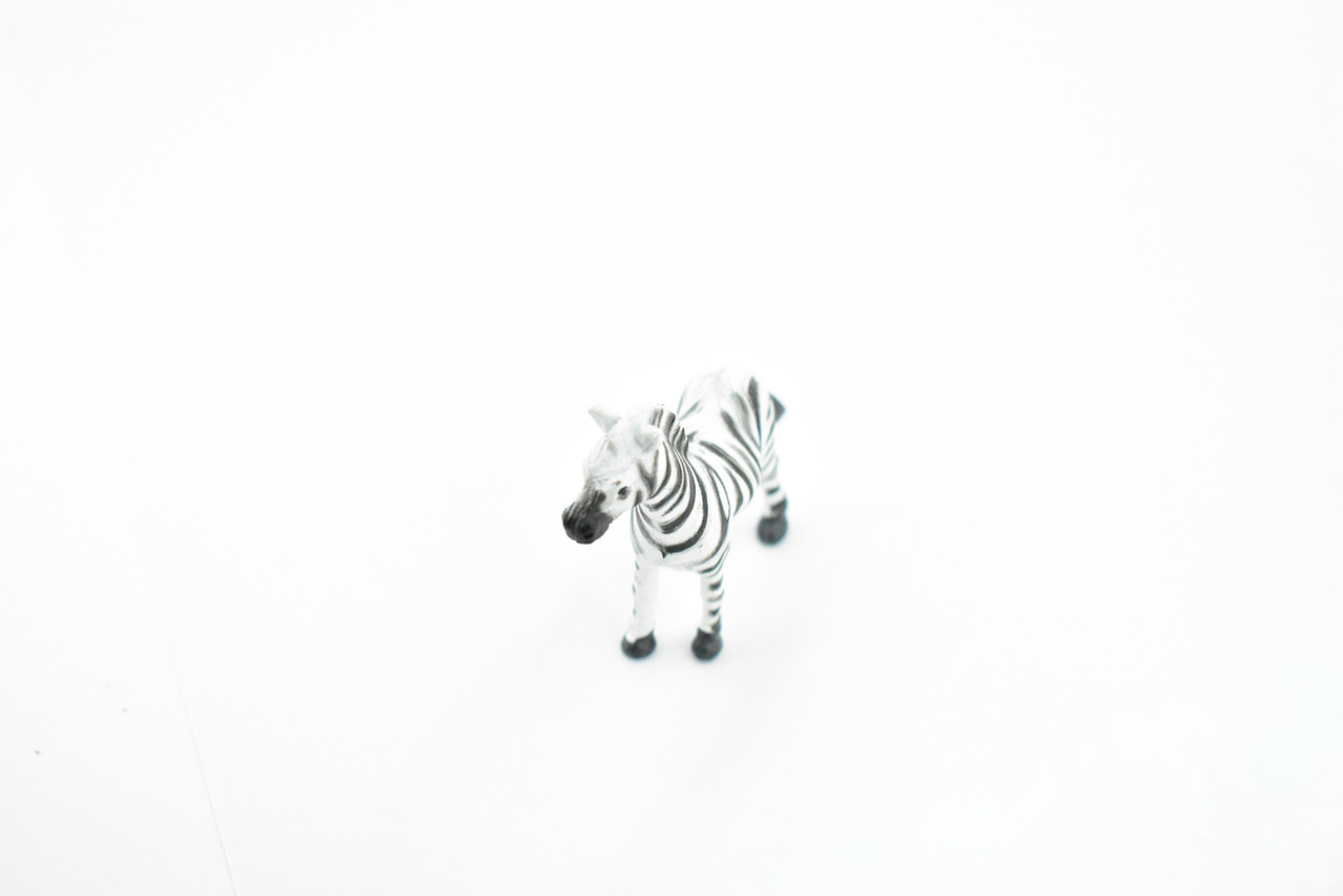 Zebra, Hartmann's, Plastic Toy Animal, Kids Gift, Realistic Figure, Educational Model, Replica, Gift,         2 1/2"       F3551 B17