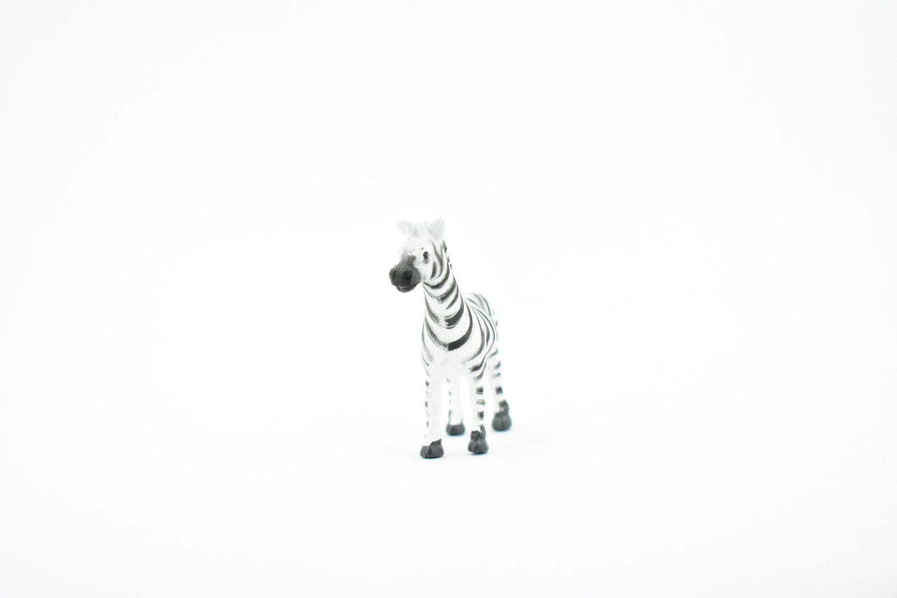 Zebra, Hartmann's, Plastic Toy Animal, Kids Gift, Realistic Figure, Educational Model, Replica, Gift,         2 1/2"       F3551 B17