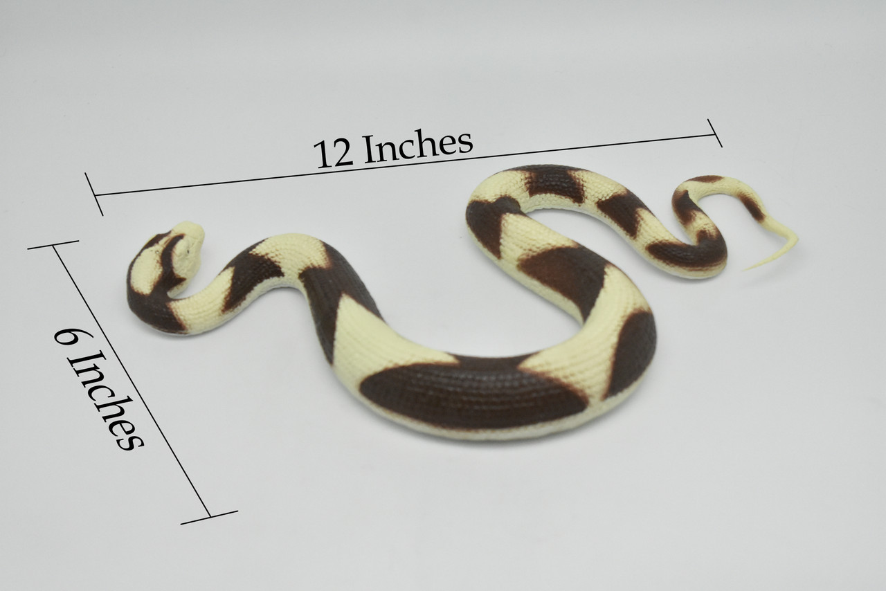 Snake, Copperhead Snake Toy, Coied, Rubber Reptile, Educational, Realistic Hand Painted, Figure, Lifelike Model, Figurine, Replica, Gift,       12"       F3585 B492