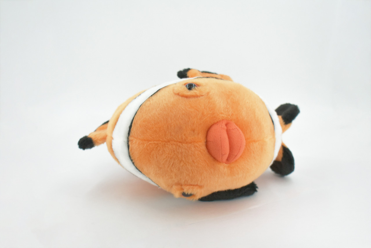 Clown Fish, Tropical Reef Fish, Nemo, Anemonefish Stuffed Fish Educational, Plush Toy, Kids, Realistic Figure, Lifelike Model, Replica, Gift,       13"     F1236 B261