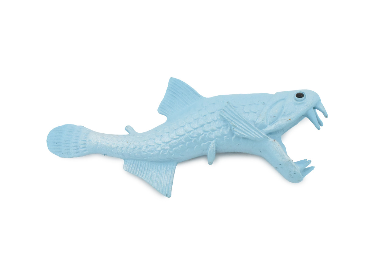 Viperfish, Genus Chauliodus, Saltwater Fish, Rubber, Realistic, Figure, Model, Replica, Toy, Kids, Educational, Gift,        3 1/2"  