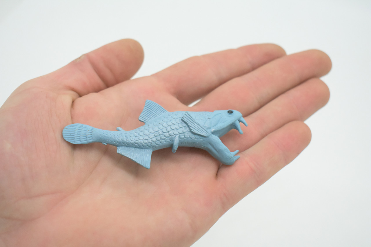 Viperfish, Genus Chauliodus, Saltwater Fish, Rubber, Realistic, Figure, Model, Replica, Toy, Kids, Educational, Gift,        3 1/2"  