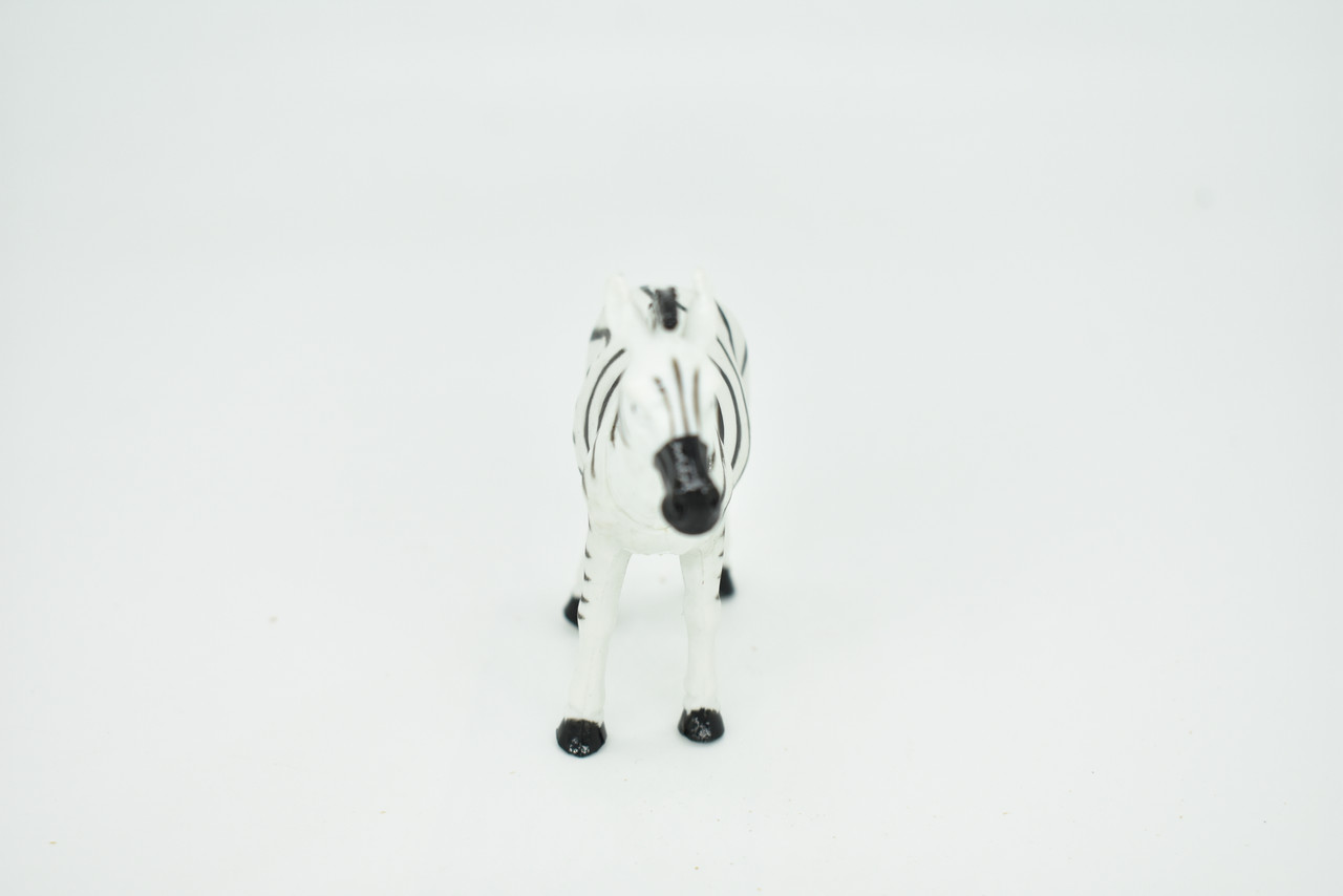 Zebra, Plastic Toy Animal, Kids Gift, Realistic Figure, Educational Model, Replica, Gift,          3 1/2"     F381 B90