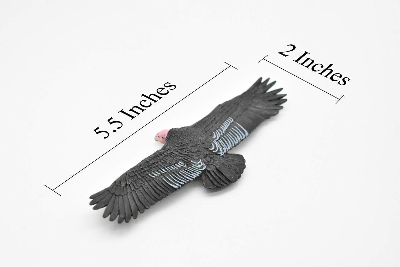 California Condor, Very Nice Plastic Reproduction     5"    F4065 B135