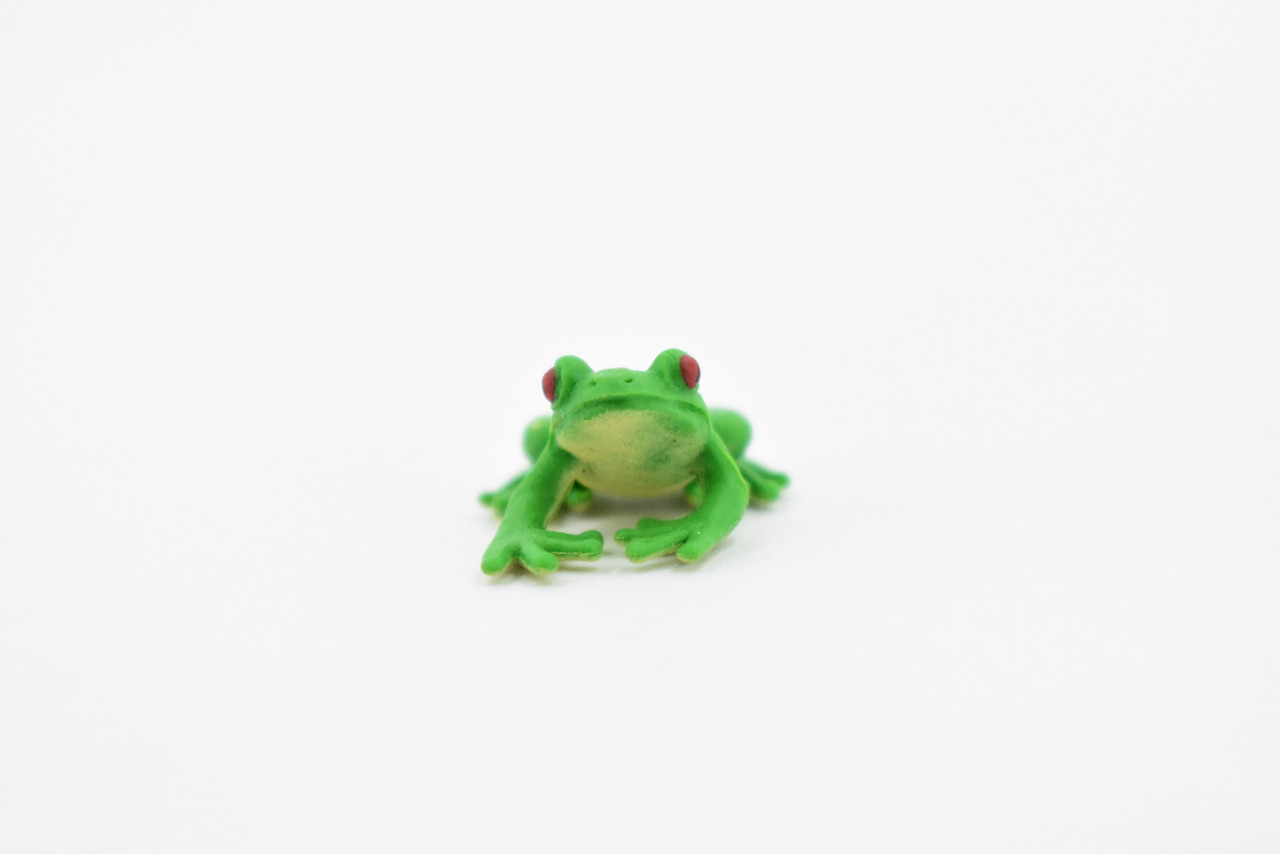 Cute Little Frogs Green Simulation Frog Prince Toy Micro - Temu