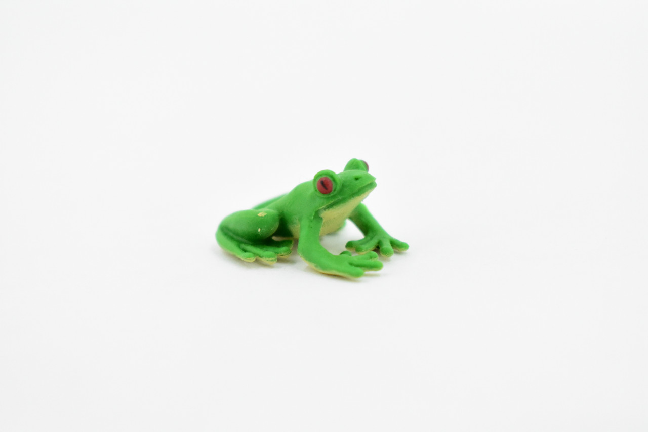 Cute Little Frogs Green Simulation Frog Prince Toy Micro - Temu