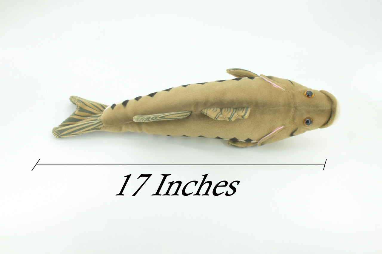 Largemouth Bass Plush Toy, Realistic Stuffed Animal, Big mouth, Bucketmouth, Soft Plush Fish, Stuffed Fish, Educational, Toy, Kids, Gift,        17"     F4086 BB56