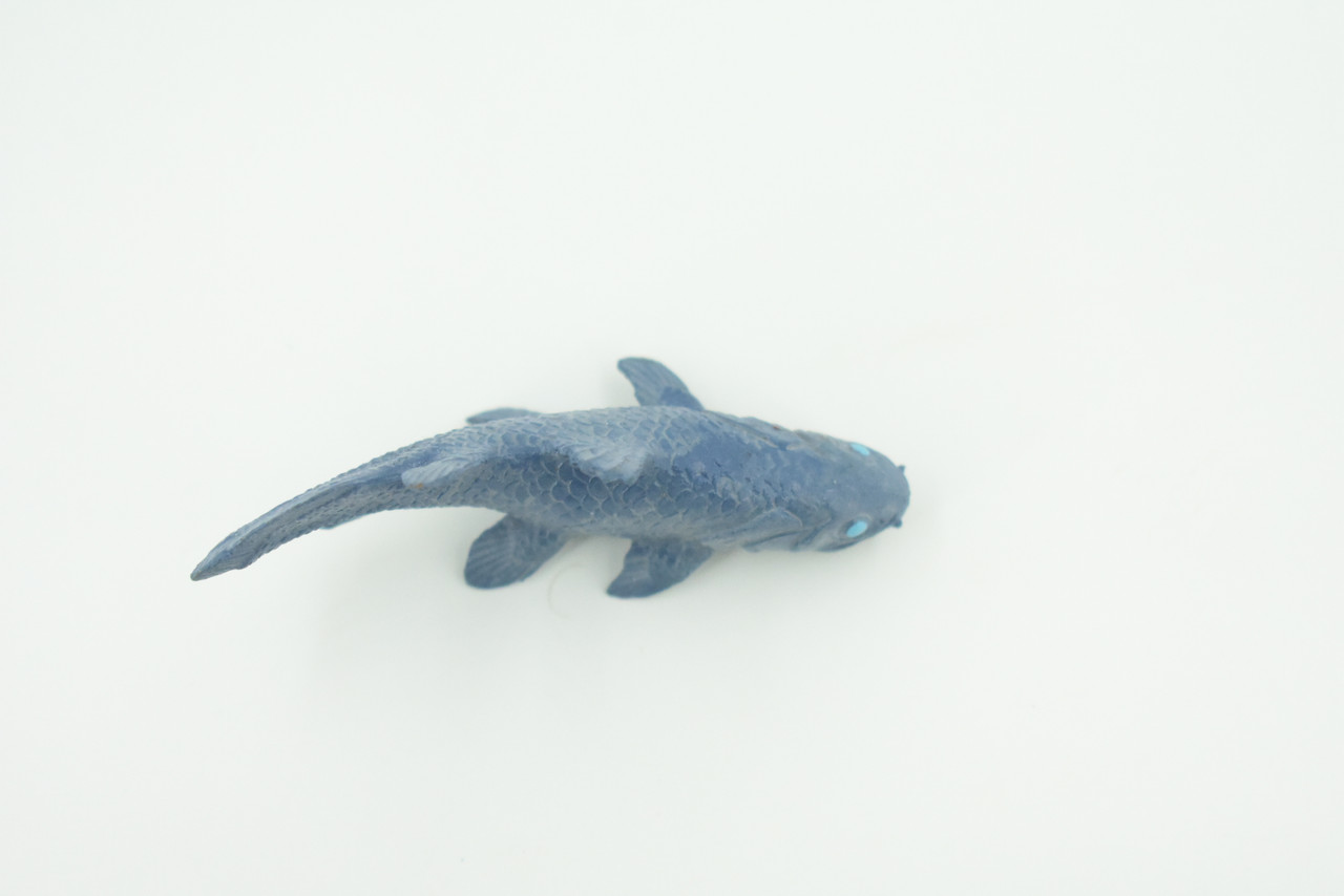 Coelacanth, Fish, Saltwater Fish, Rubber Fish, Hand Painted, Realistic, Figure, Model, Replica, Toy, Kids, Educational, Gift,     3"    F4233 B376