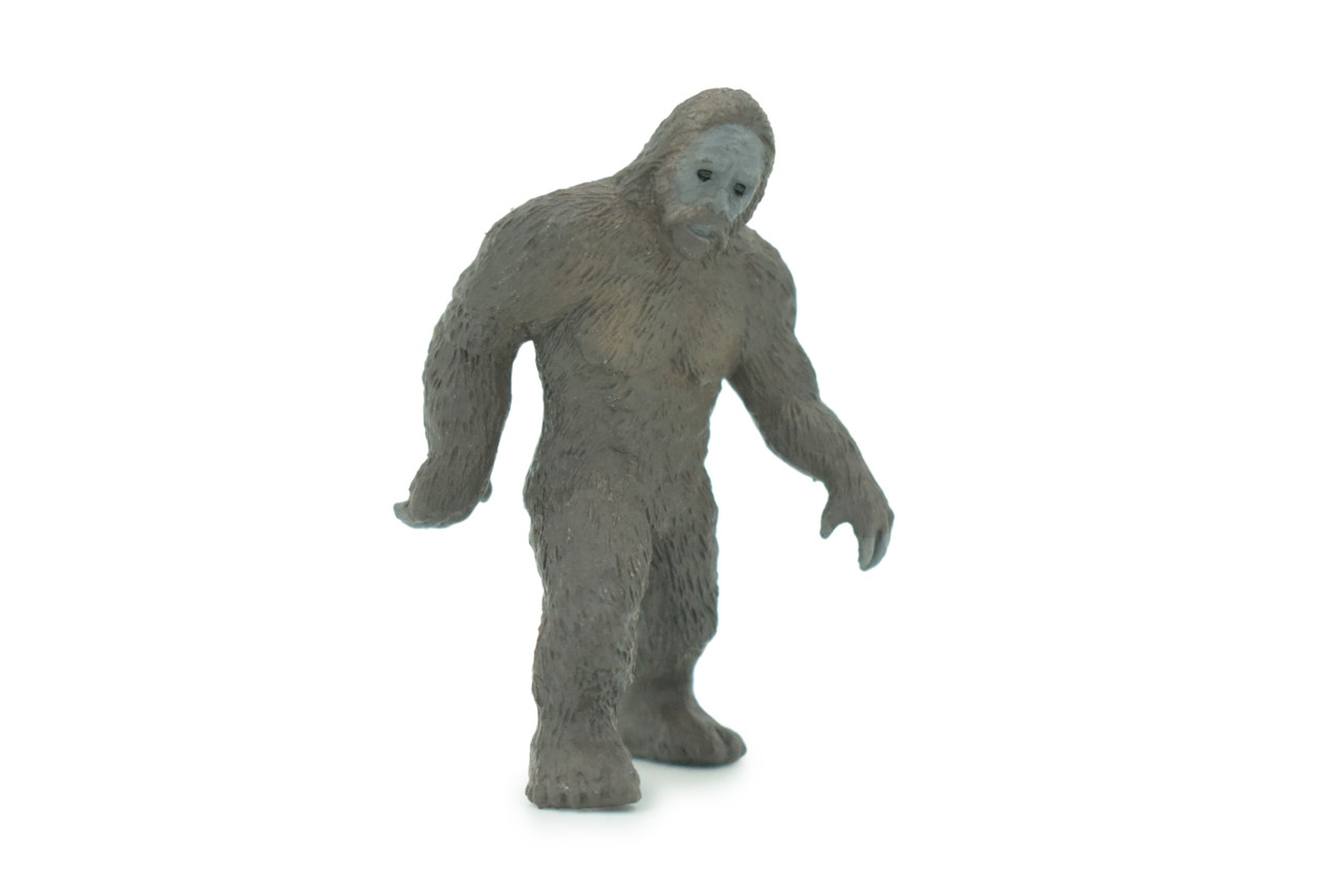 Bigfoot, Sasquatch, Rubber, Hand Painted, Realistic, Figure, Model, Replica, Toy, Kids, Educational, Gift, 2 3/8" F4236 B376