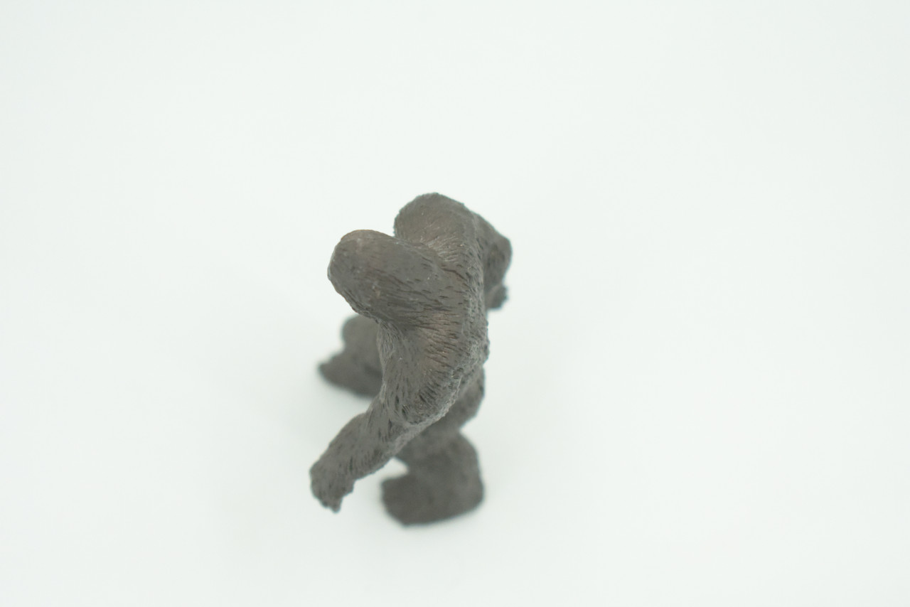 Bigfoot, Sasquatch, Rubber, Hand Painted, Realistic, Figure, Model, Replica, Toy, Kids, Educational, Gift,   2 3/8"    F4236 B376
