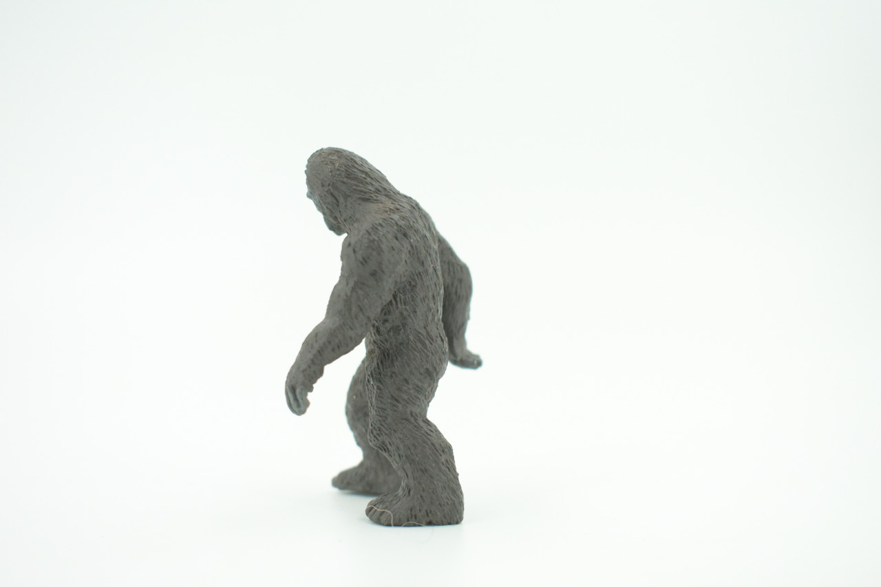 Bigfoot, Sasquatch, Rubber, Hand Painted, Realistic, Figure, Model, Replica, Toy, Kids, Educational, Gift,   2 3/8"    F4236 B376