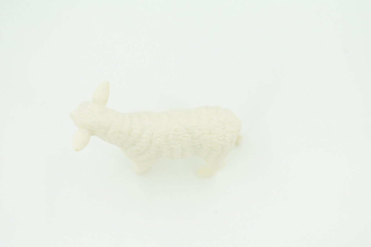 Sheep, Lamb, ewe, Very Nice Plastic Animal, Educational, Realistic Figure, Lifelike Model, Figurine, Replica, Gift,     2"    F4259 B375