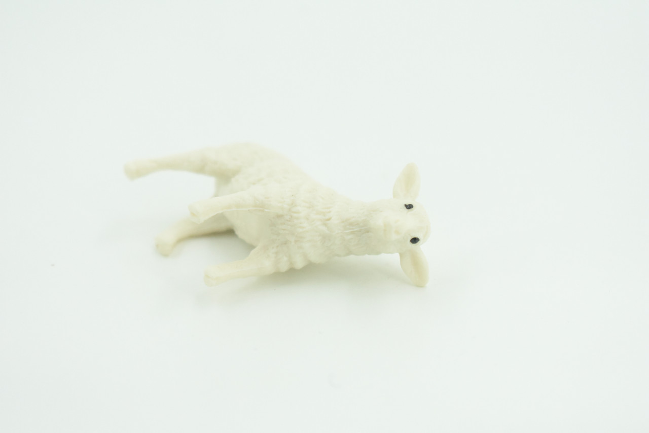 Sheep, Lamb, ewe, Very Nice Plastic Animal, Educational, Realistic Figure, Lifelike Model, Figurine, Replica, Gift,     2"    F4259 B375
