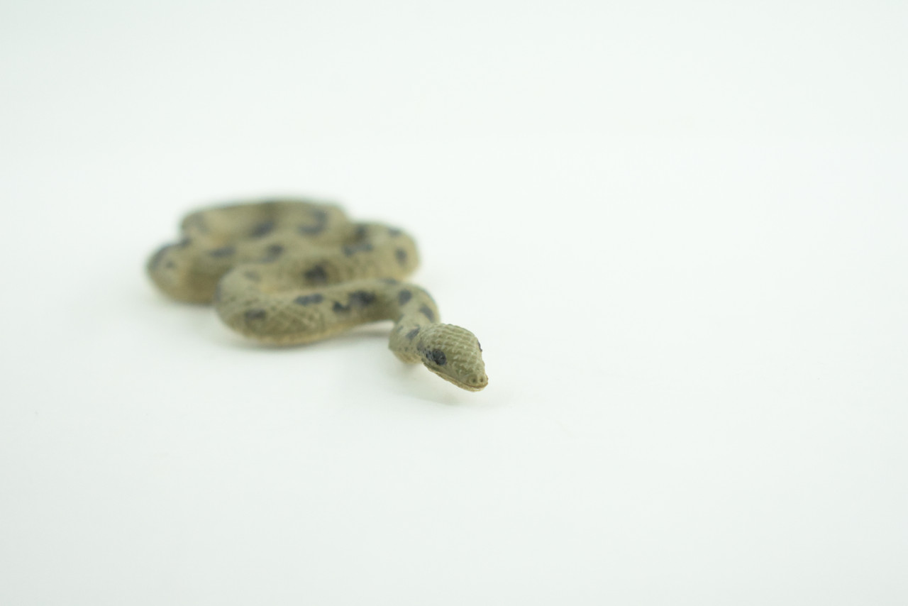 Anaconda, Snake, Very Nice Rubber Reptile, Educational, Realistic Hand Painted, Figure, Lifelike Model, Figurine, Replica, Gift,       4"     F430 B364