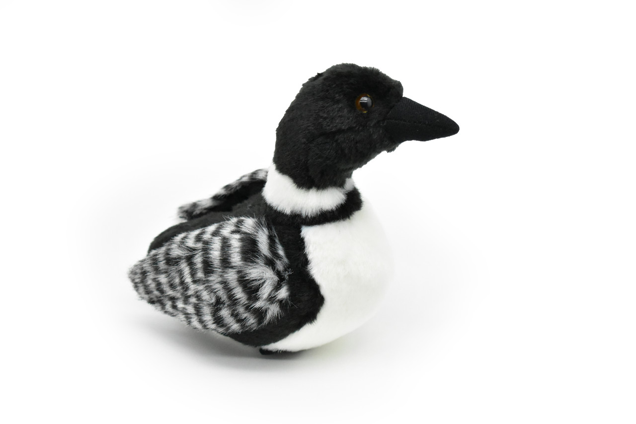 Loon,  Bird, Realistic, Lifelike, Stuffed, Bird, Soft, Toy, Educational, Animal, Kids, Gift, Very Nice Plush Animal    6"  - F4348 BB52