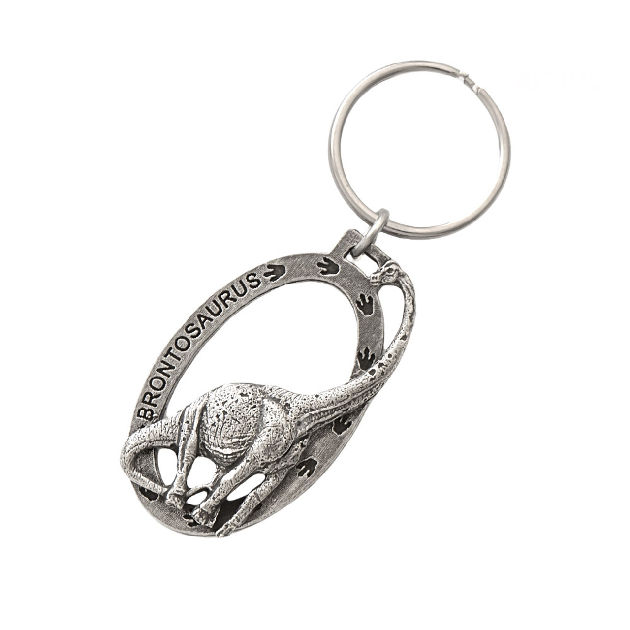 Brontosaurus Pewter Keychain, A192KC