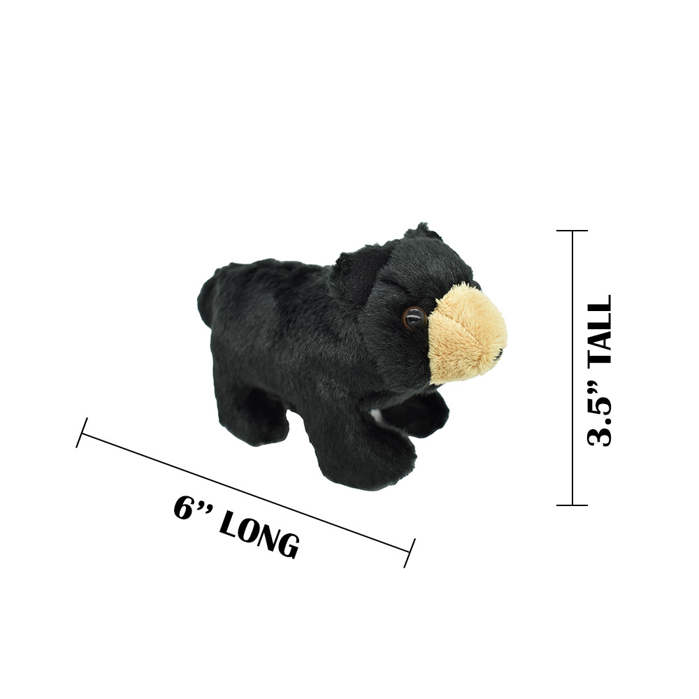 Black Bear Finger Puppet, Very Nice Plush Bear, Stuffed Animal