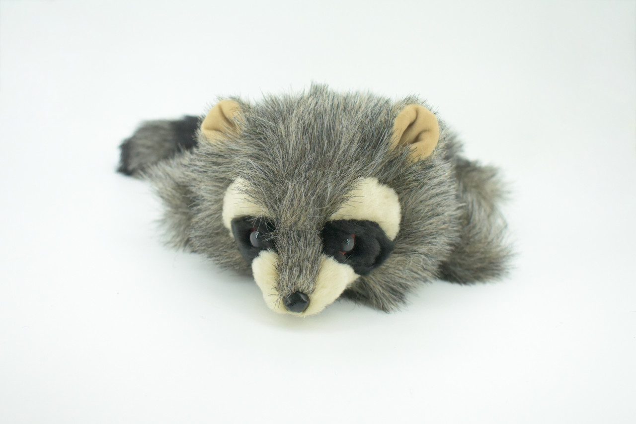 Raccoon Hand Puppet, Very Nice Plush, Stuffed Animal, Educational, Realistic Figure, Lifelike Model, Replica, Gift,     15"     F019 B405                                     
