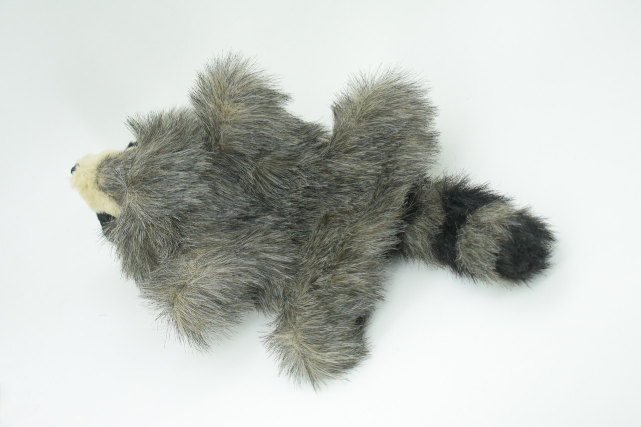 Raccoon Hand Puppet, Very Nice Plush, Stuffed Animal, Educational, Realistic Figure, Lifelike Model, Replica, Gift,     15"     F019 B405                                     