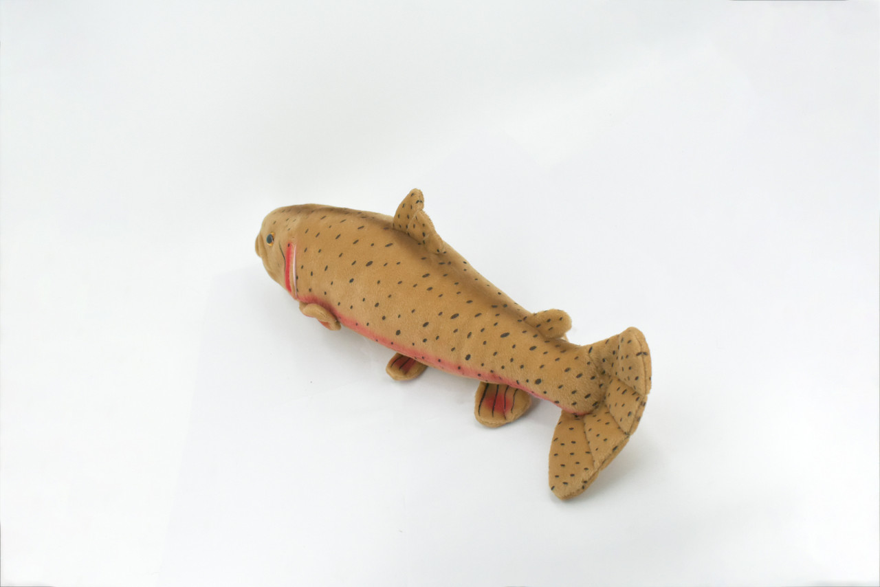 Cutthroat Trout Plush Toy, Realistic Stuffed Animal, Soft Plush Fish, Stuffed Fish, Educational, Toy, Kids, Gift,       17"        F2490 BB56