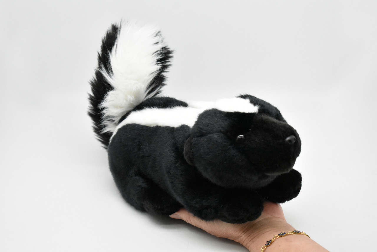 Skunk, Realistic, Very Nice Plush, Stuffed Animal, Educational, Toy, Kids, Realistic Figure, Lifelike Model, Replica, Gift,       12" 