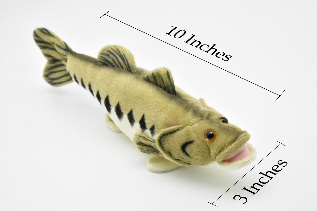Largemouth bass stuffed animal store