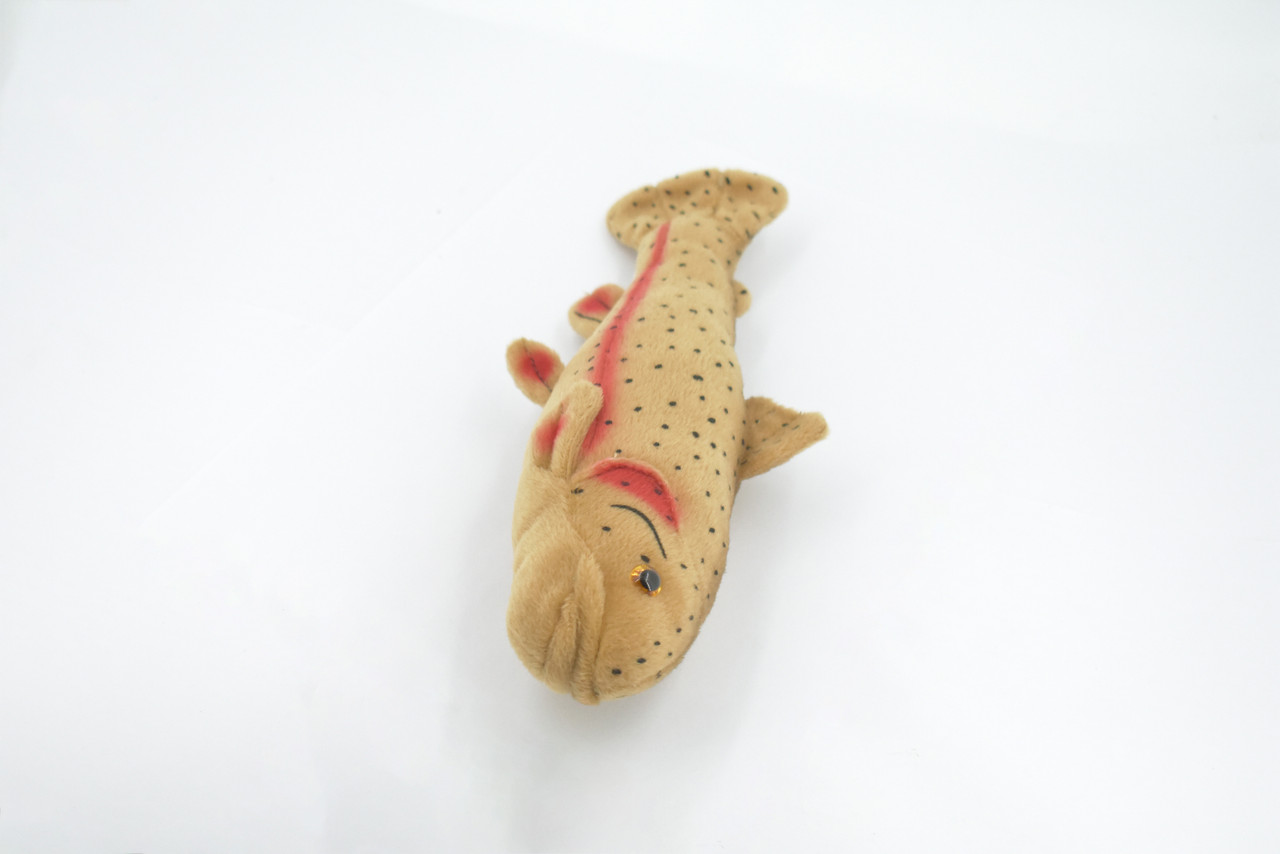 Cutthroat Trout Plush Toy, Realistic Stuffed Animal, Soft Plush Fish, Stuffed Fish, Educational, Toy, Kids, Gift,  10"      F2491 BB61