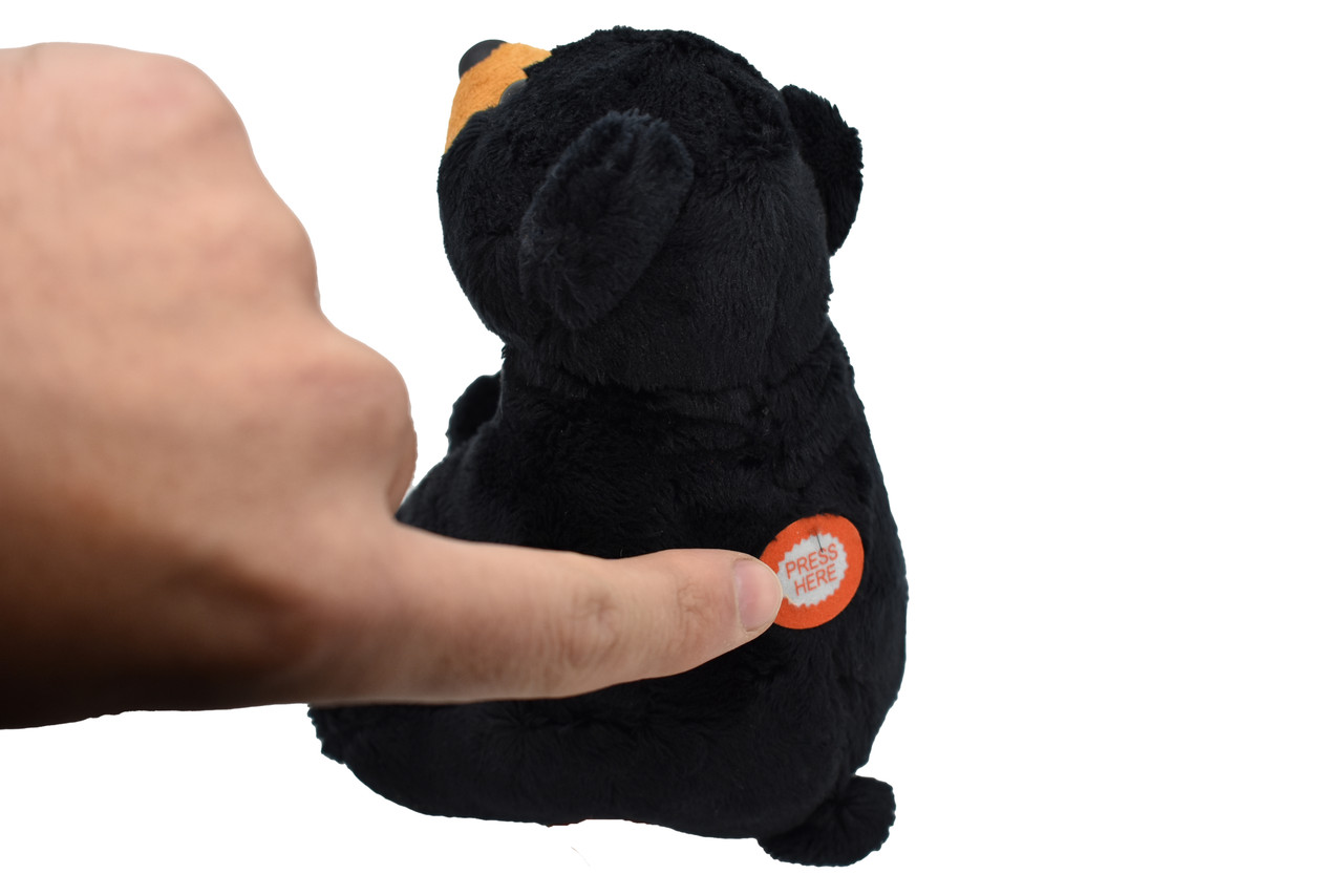 Black bear Wild Calls Bear Black Plush Animal 8 Black bear Wild Calls Bear Black Plush Animal 8