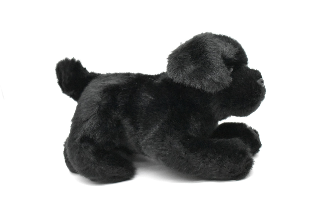 Black Labrador Plush Toy, Realistic Stuffed Puppy, Black Lab, Dog, K9, Stuffed Dog, Educational, Toy, Kids, Gift,    8"   CC01 BB51
