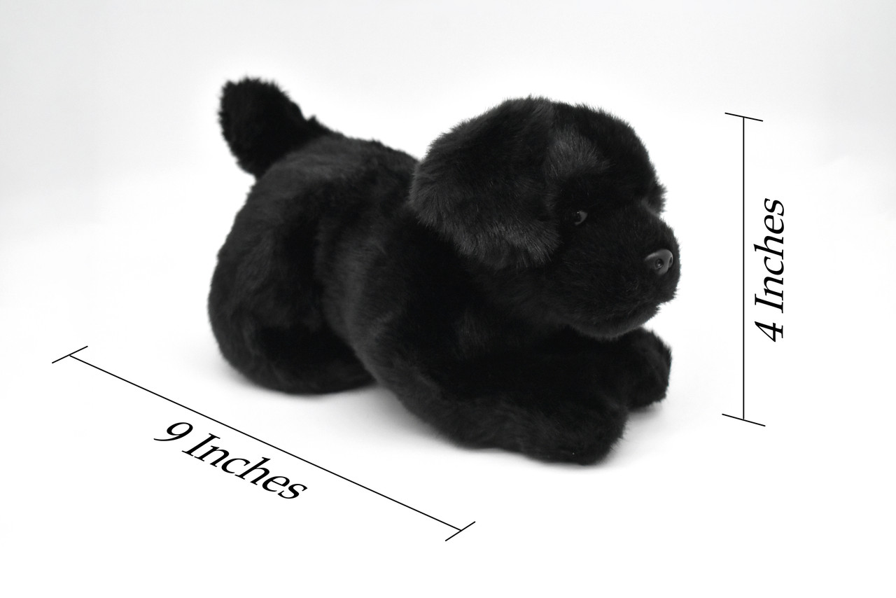 Labrador, Black Lab, Dog, Canine, Very Nice Plush Animal, Stuffed Animal, Educational, Toy, Kids, Realistic Figure, Gift,    8"