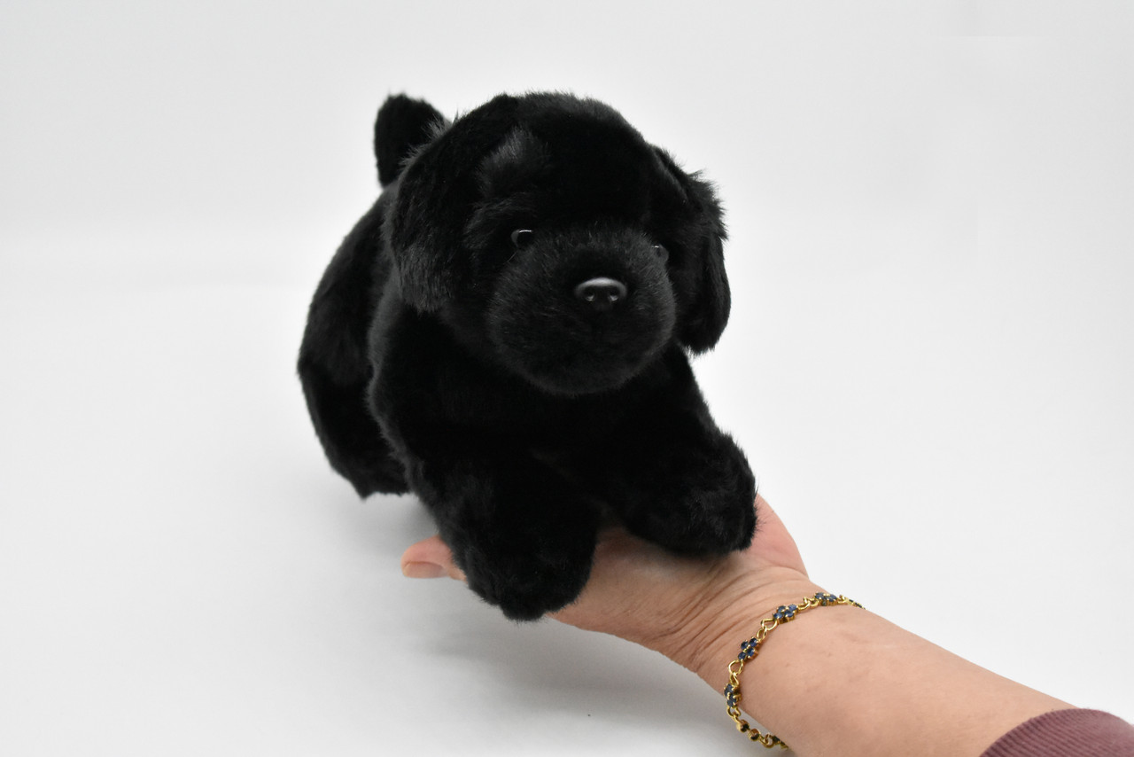 Labrador, Black Lab, Dog, Canine, Very Nice Plush Animal, Stuffed Animal, Educational, Toy, Kids, Realistic Figure, Gift,    8"