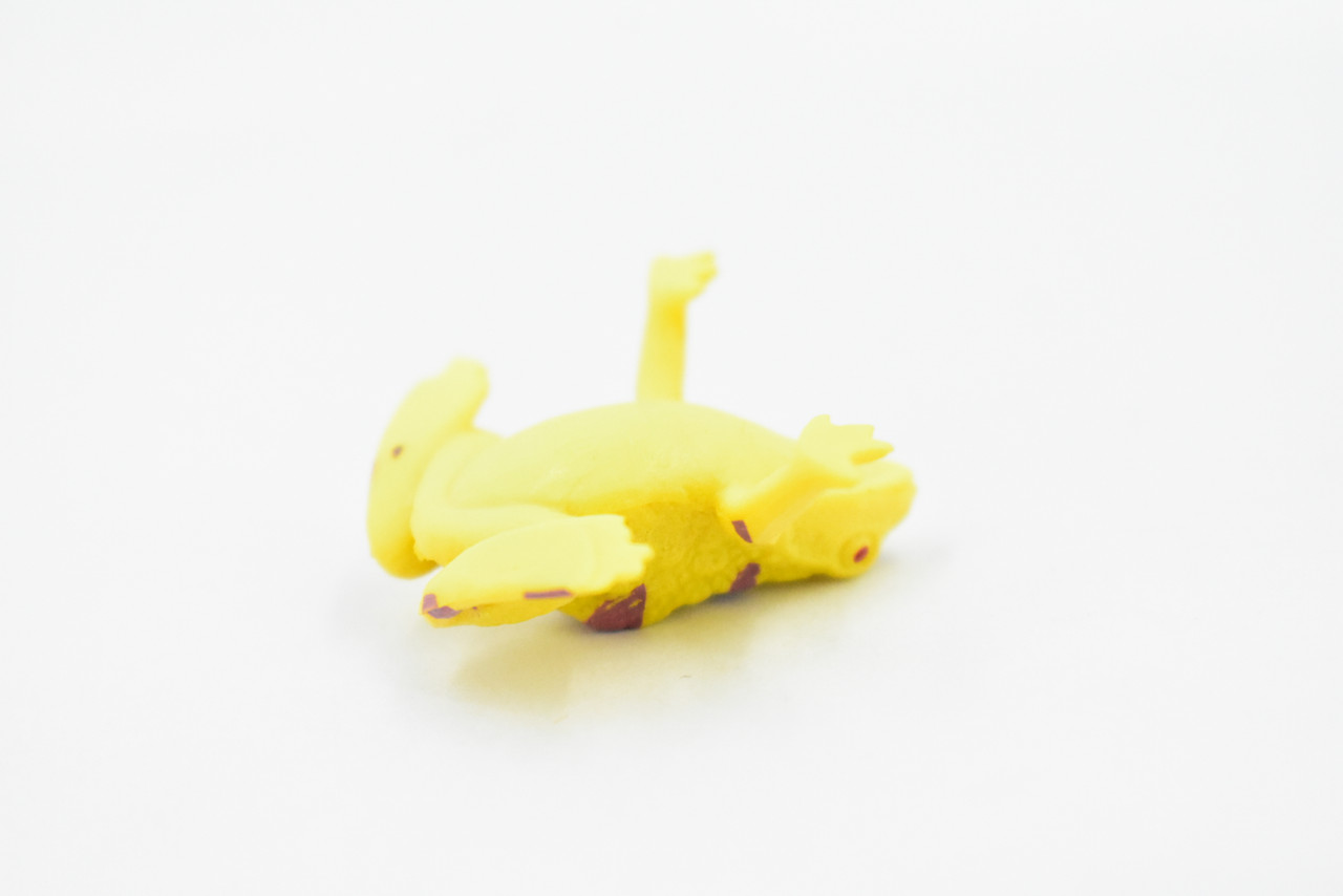 Frog, Yellow Poison Dart Frog, Plastic Toy, Realistic, Figure, Model, Replica, Kids, Educational, Gift,    1 1/2"   CWG19 B47